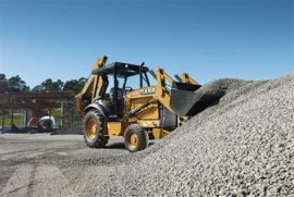 580N 4x2/Retro Escavadeira/Case