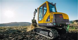 Mini-Escavadeira Volvo EC55B PRO
